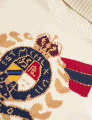 Polo Ralph Lauren - Intarsia-Crest Wool Turtleneck - pulls à col roulé - cream multi - 2