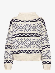 Geo-Motif Wool-Blend Sweater, Polo Ralph Lauren