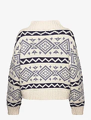 Polo Ralph Lauren - Geo-Motif Wool-Blend Sweater - džemperi - cream blue multi - 1