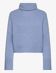 Polo Ralph Lauren - Wool-Cashmere Turtleneck Sweater - pulls à col roulé - chambray melange - 1