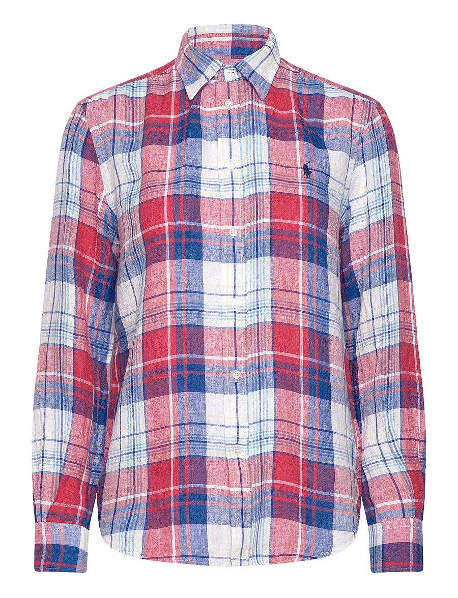 Polo Ralph Lauren - Relaxed Fit Linen Shirt - 1688 royal/red - 0