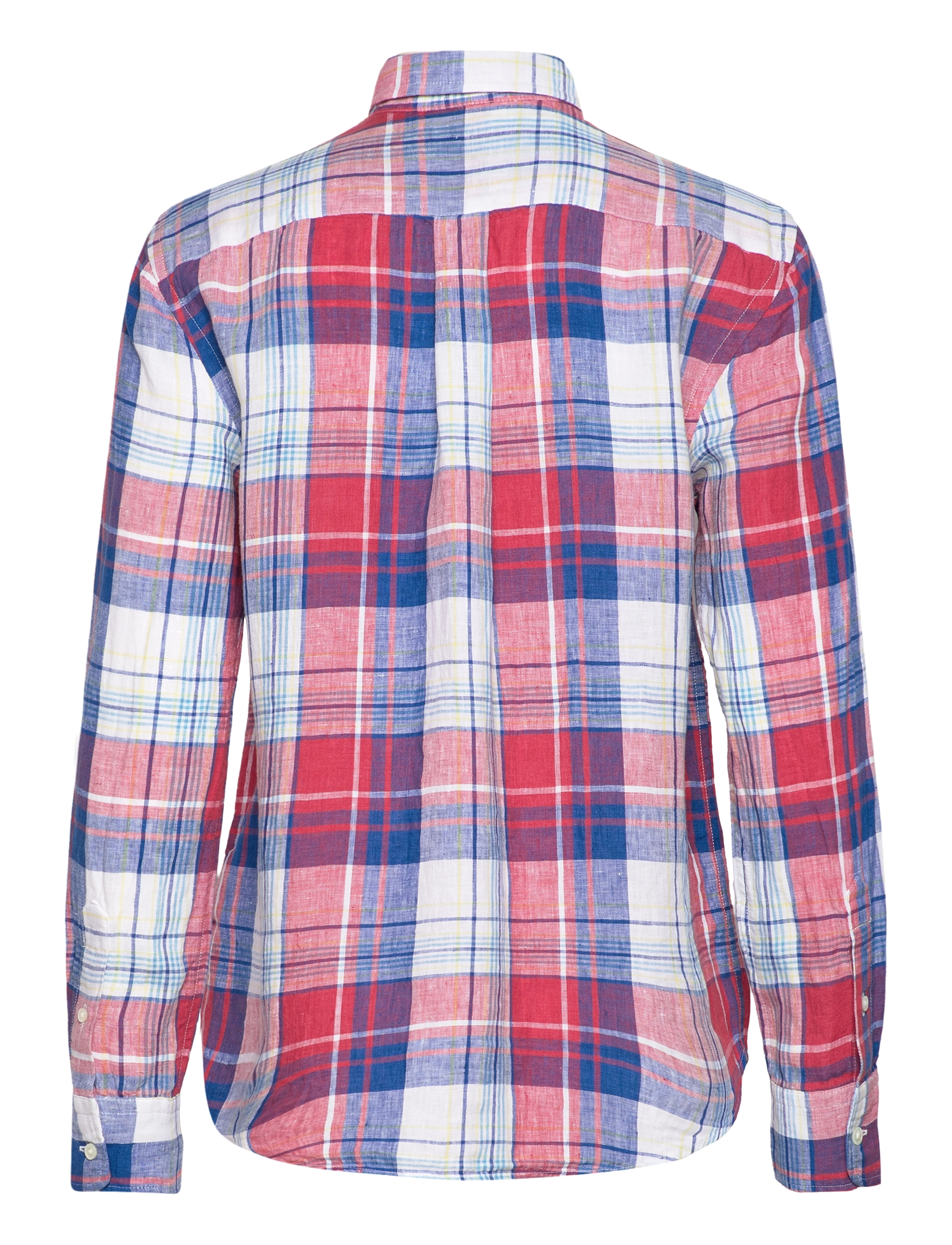 Polo Ralph Lauren - Relaxed Fit Linen Shirt - 1688 royal/red - 1