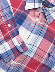 Polo Ralph Lauren - Relaxed Fit Linen Shirt - långärmade skjortor - 1688 royal/red - 2