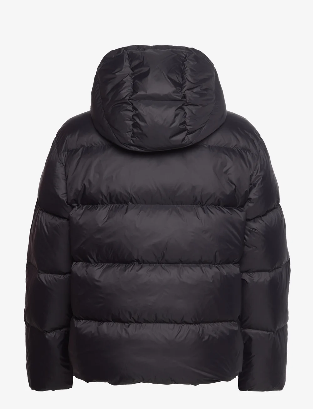 Polo ralph lauren jet black down padded hooded jacket hotsell