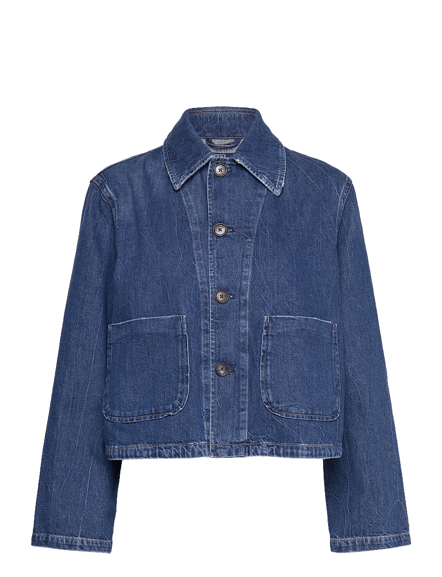 Polo Ralph Lauren - Cropped Denim Car Coat - wills wash - 0