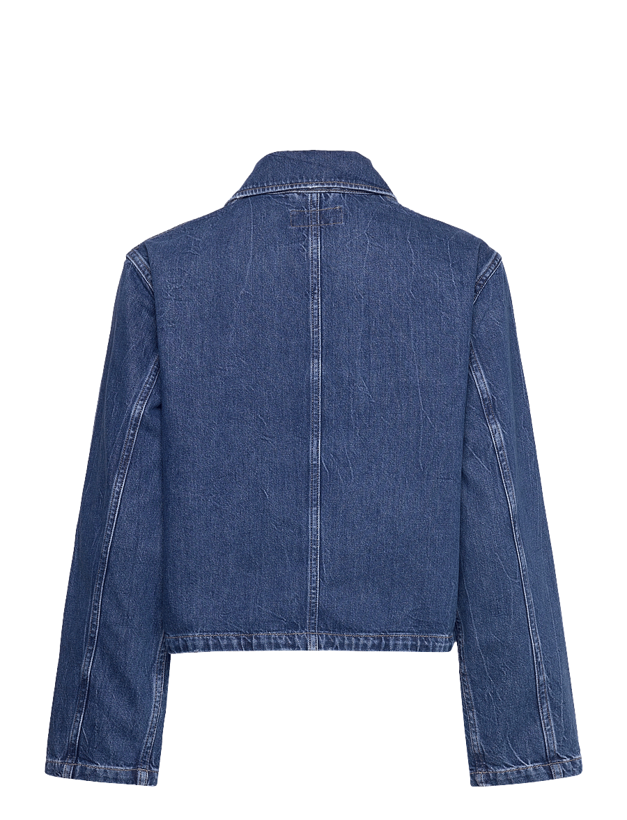 Polo Ralph Lauren - Cropped Denim Car Coat - wills wash - 1