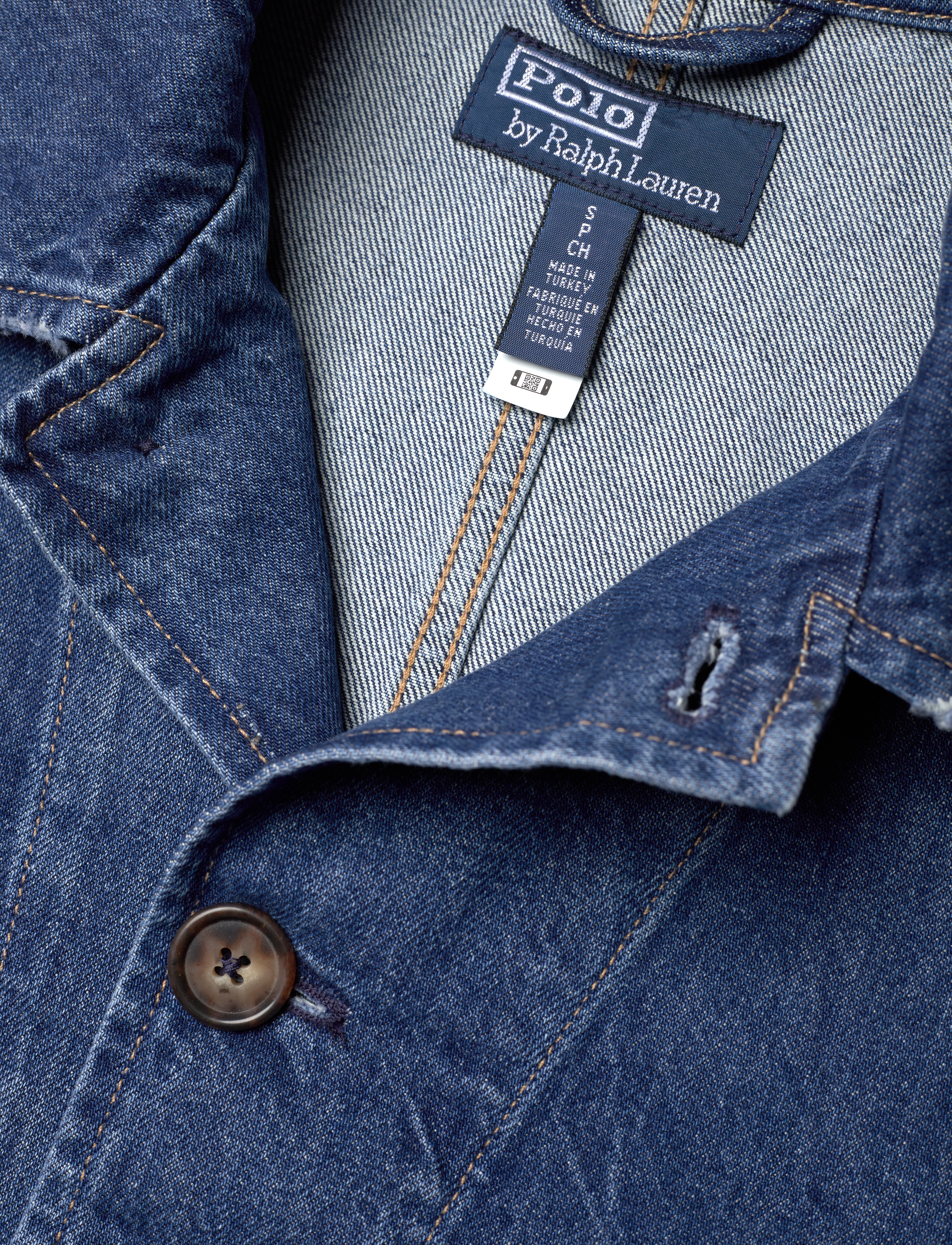 Polo Ralph Lauren - Cropped Denim Car Coat - wills wash - 2