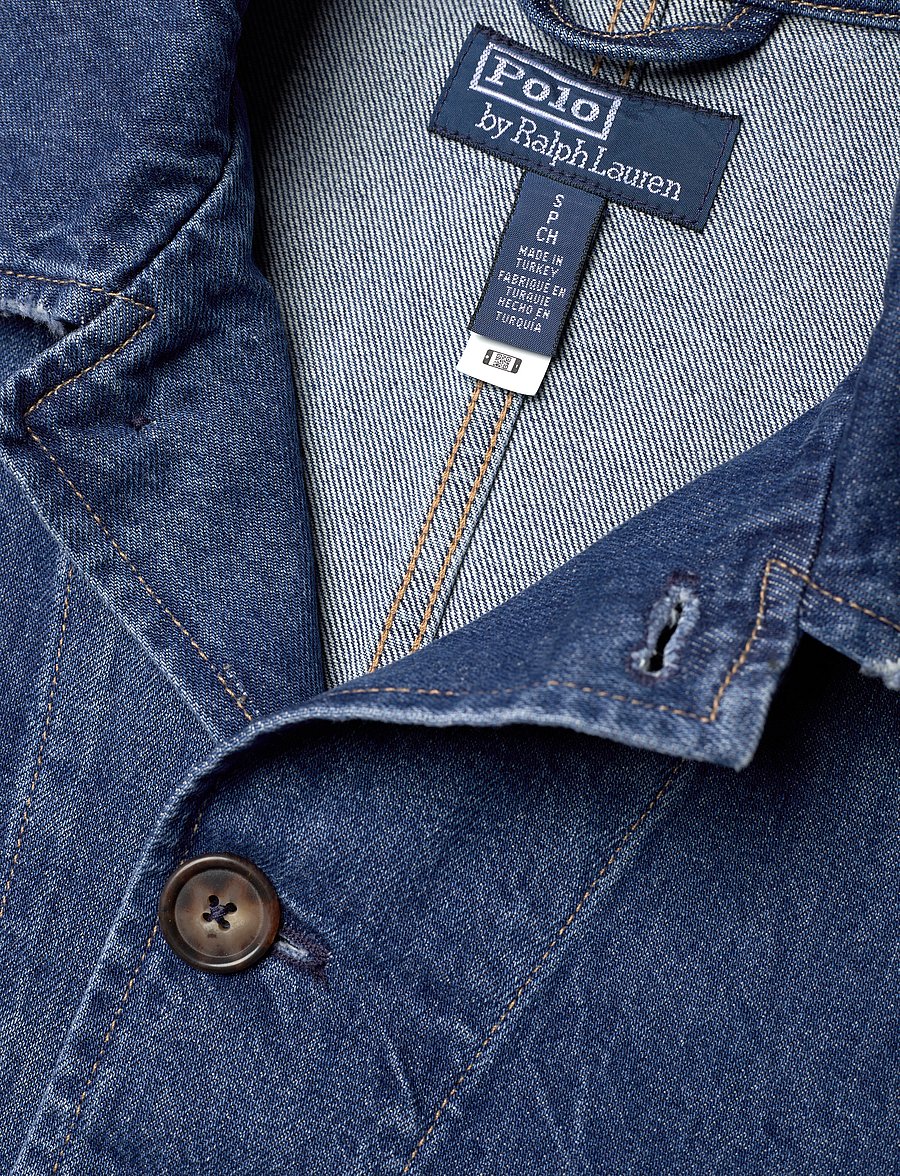 Polo Ralph Lauren - Cropped Denim Car Coat - wills wash - 2