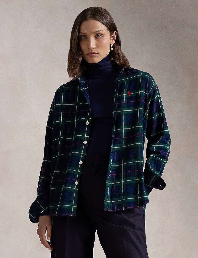 Polo Ralph Lauren Relaxed Fit Plaid Cotton Shirt Polo Ralph Lauren Relaxed Fit Plaid Cotton Shirt
