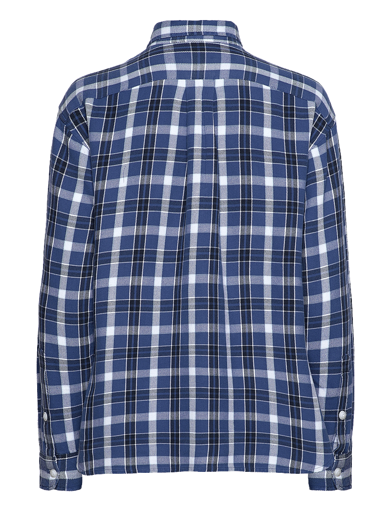 Polo Ralph Lauren - Relaxed Fit Plaid Cotton Shirt - long-sleeved shirts - 1488 navy/blue/cr - 1