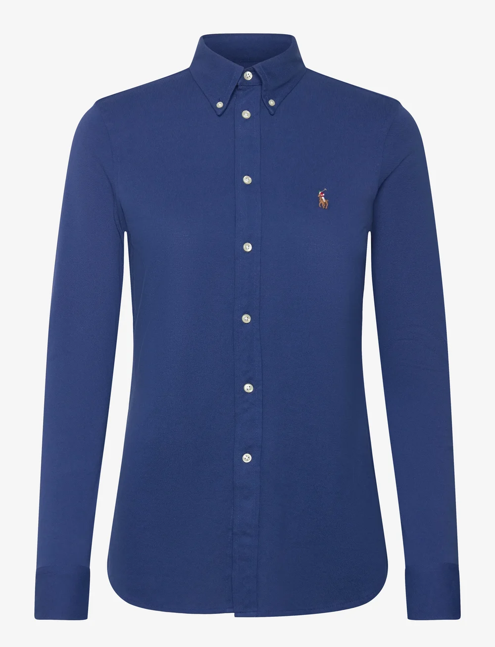 Polo Ralph Lauren - Slim Fit Knit Cotton Oxford Shirt - jeanshemden - vineyard royal - 0