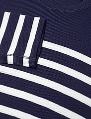 Polo Ralph Lauren - Striped Waffle-Knit Dress - neulemekot - newport navy/deck - 2