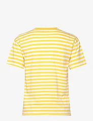 Polo Ralph Lauren - Striped Organic Cotton Crewneck Tee - t-paidat - chrome yellow/whi - 1