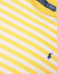 Polo Ralph Lauren - Striped Organic Cotton Crewneck Tee - t-paidat - chrome yellow/whi - 2