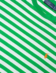 Polo Ralph Lauren - Striped Organic Cotton Crewneck Tee - t-shirty - preppy green/whit - 2