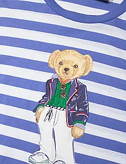 Polo Ralph Lauren - Polo Bear Striped Cotton Tee - t-shirts - resort blue/white - 2