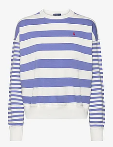 Striped Organic Cotton Terry Sweatshirt, Polo Ralph Lauren