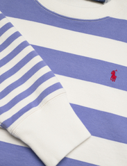 Polo Ralph Lauren - Striped Organic Cotton Terry Sweatshirt - sweatshirts - resort blue/deckw - 2