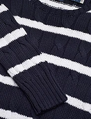 Polo Ralph Lauren - Anchor-Motif Cable Cotton Sweater - strikkegensere - hunter navy/white - 2
