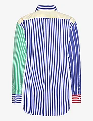 Polo Ralph Lauren - Oversize Striped Cotton Fun Shirt - langärmlige hemden - multi stripe - 1