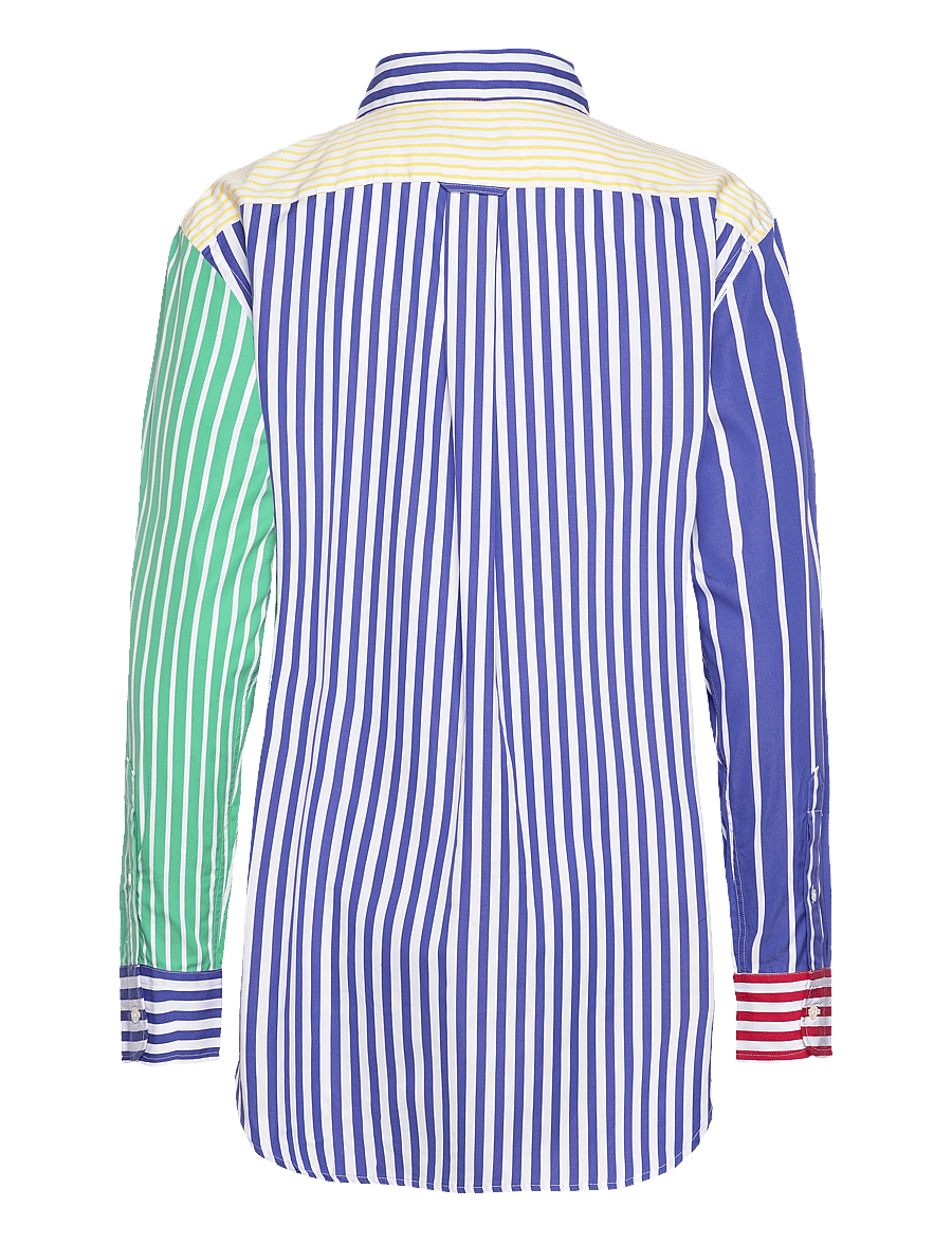 Polo Ralph Lauren - Oversize Striped Cotton Fun Shirt - multi stripe - 1