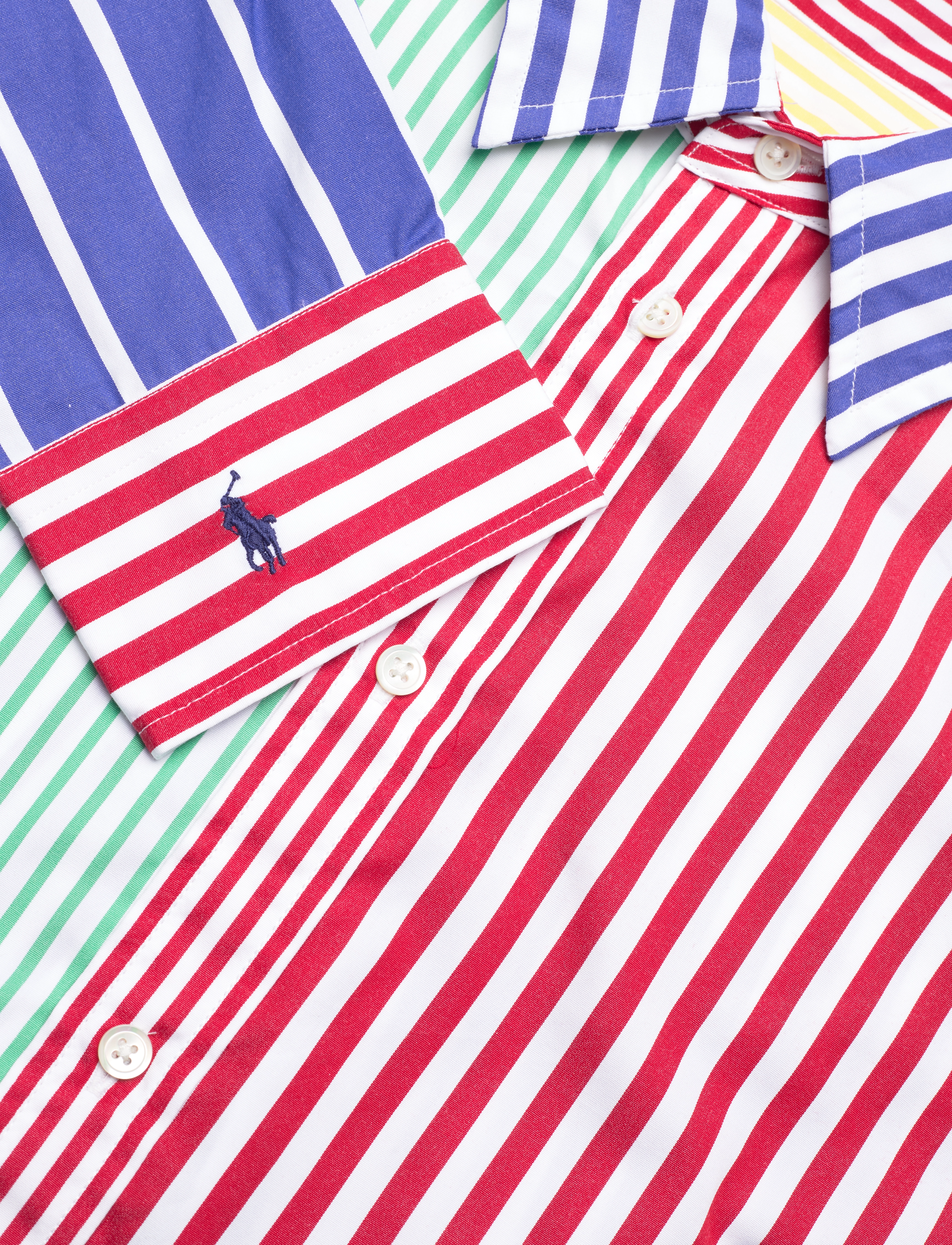 Polo Ralph Lauren - Oversize Striped Cotton Fun Shirt - multi stripe - 2