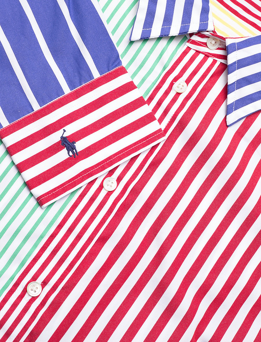 Polo Ralph Lauren - Oversize Striped Cotton Fun Shirt - multi stripe - 2