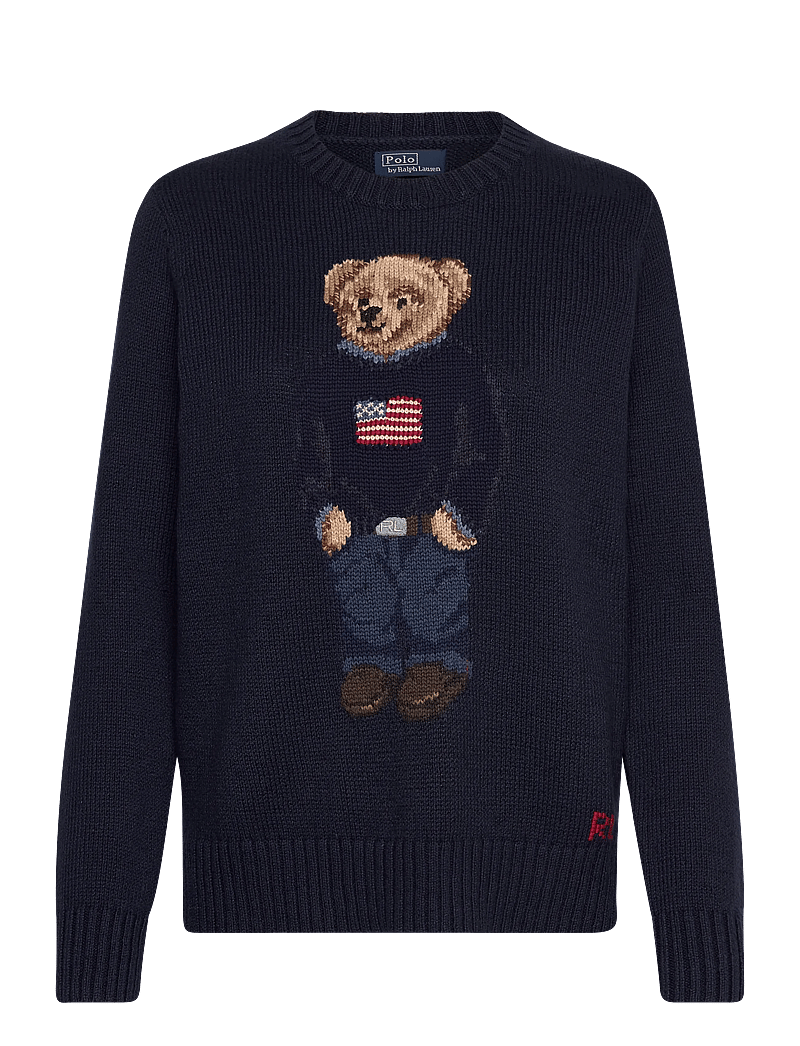 Polo Ralph Lauren - Polo Bear Cotton-Linen Sweater - pullover - navy multi - 0