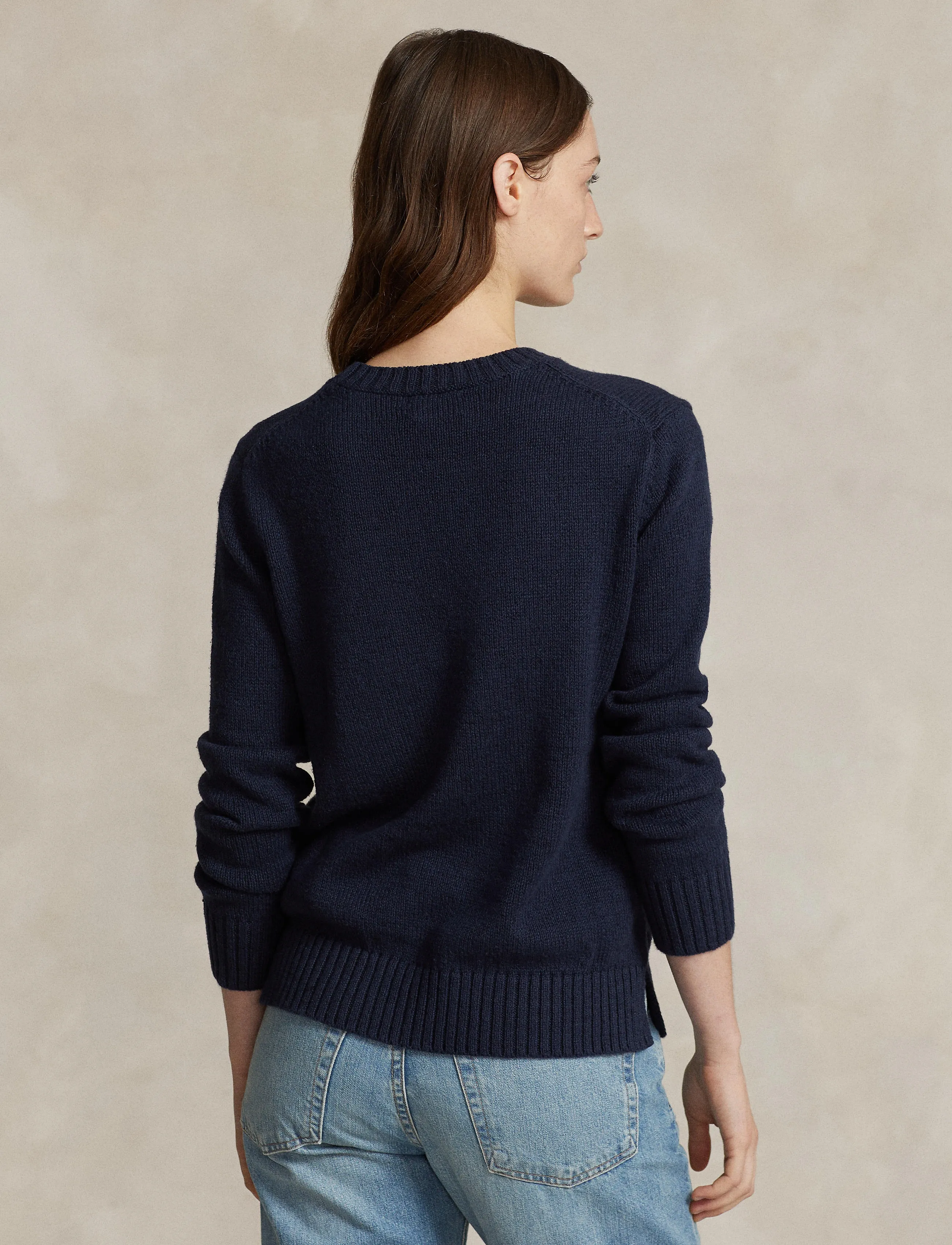 Polo Ralph Lauren - Polo Bear Cotton-Linen Sweater - trøjer - navy multi - 3