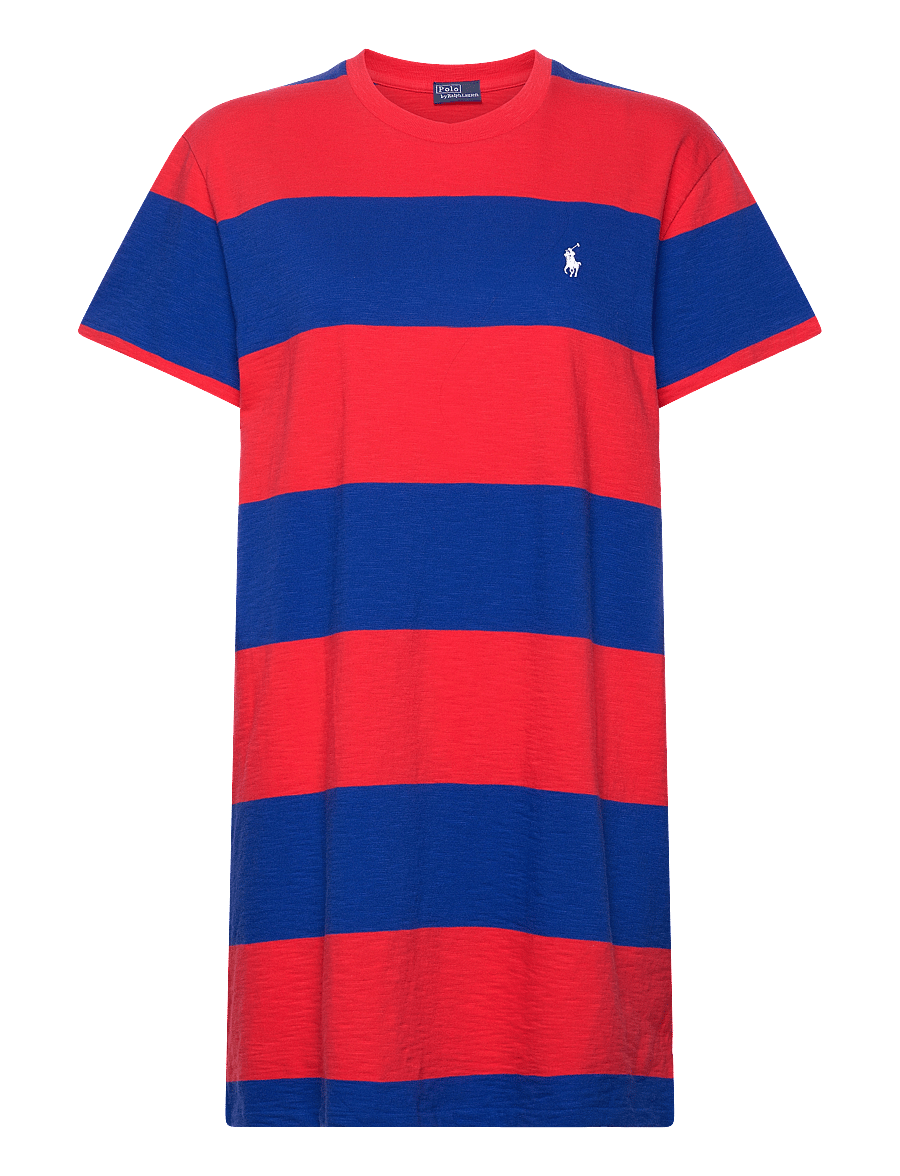Polo Ralph Lauren - Striped Jersey Tee Dress - sapphire star/bri - 0