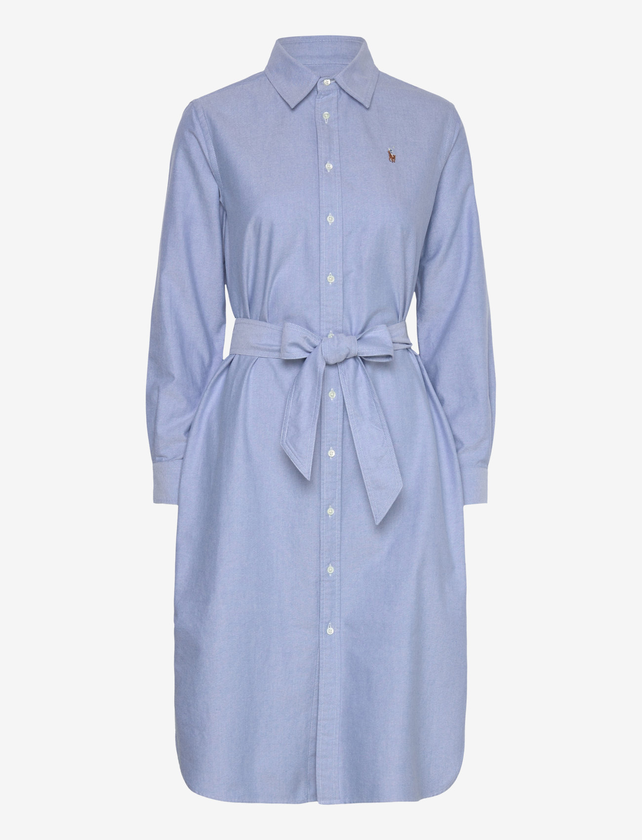 Polo Ralph Lauren - Belted Cotton Oxford Shirtdress - konfirmatsioon - bsr blue - 0