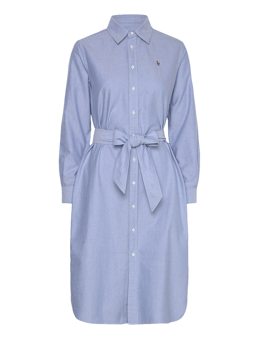 Polo Ralph Lauren - Belted Cotton Oxford Shirtdress - confirmation - bsr blue - 1