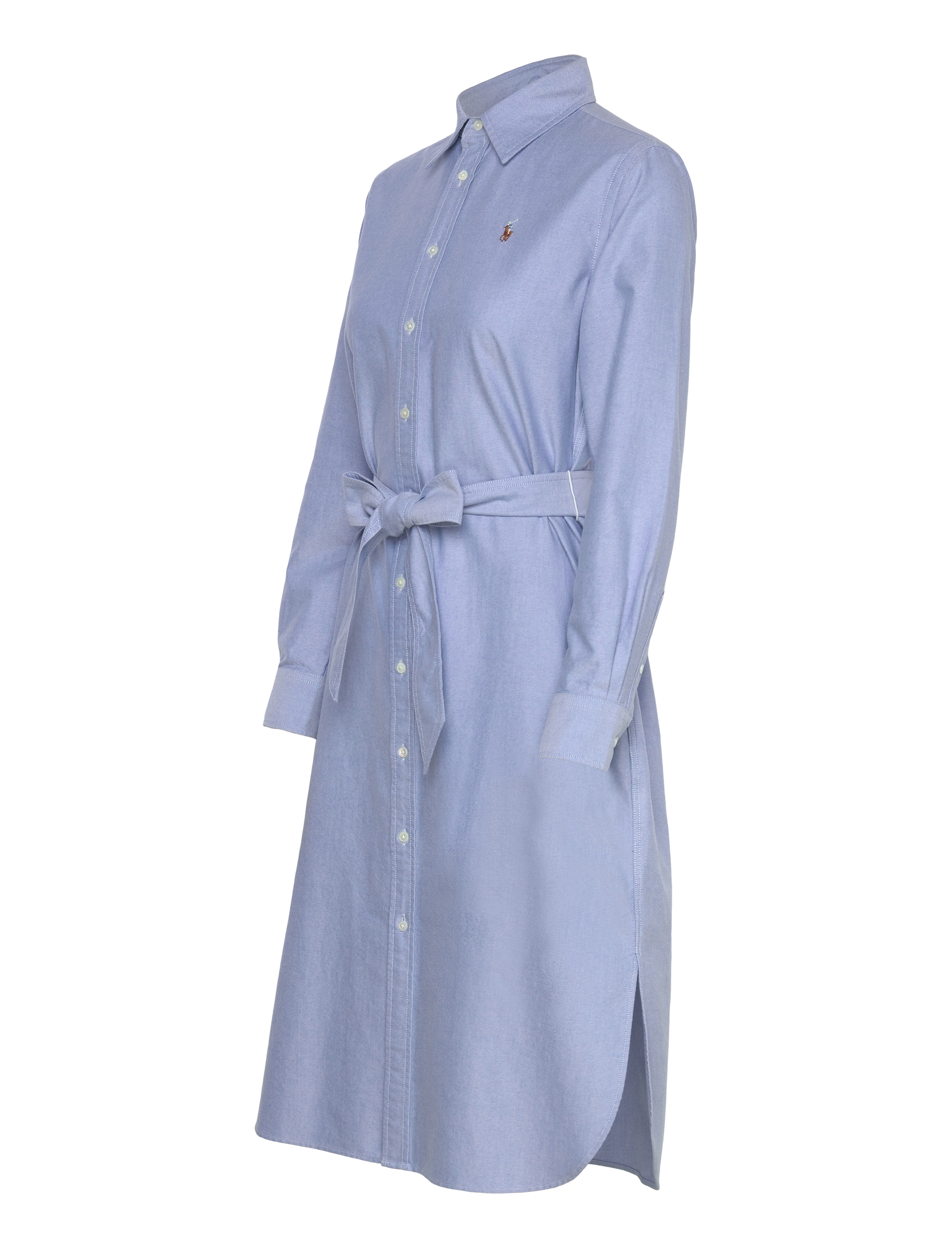 Polo Ralph Lauren - Belted Cotton Oxford Shirtdress - confirmation - bsr blue - 3