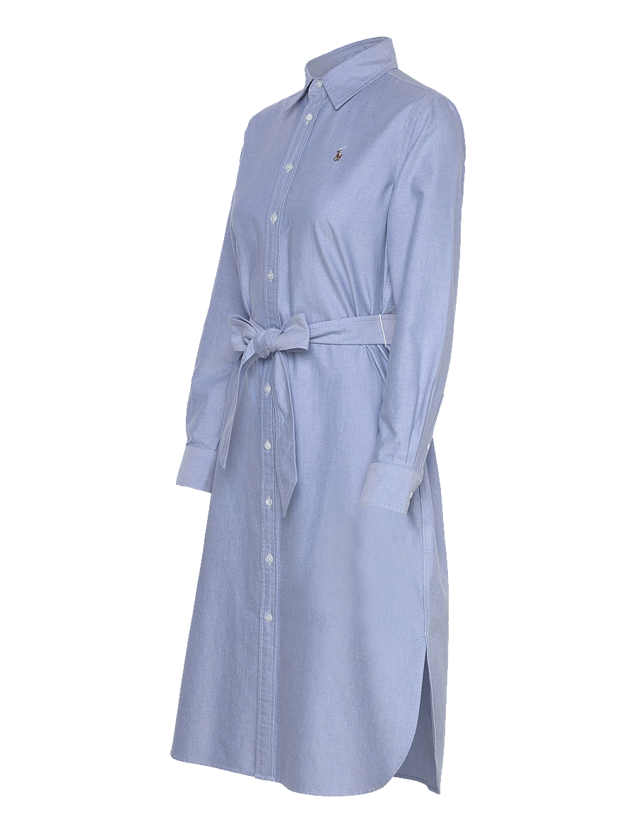 Polo Ralph Lauren - Belted Cotton Oxford Shirtdress - confirmation - bsr blue - 3