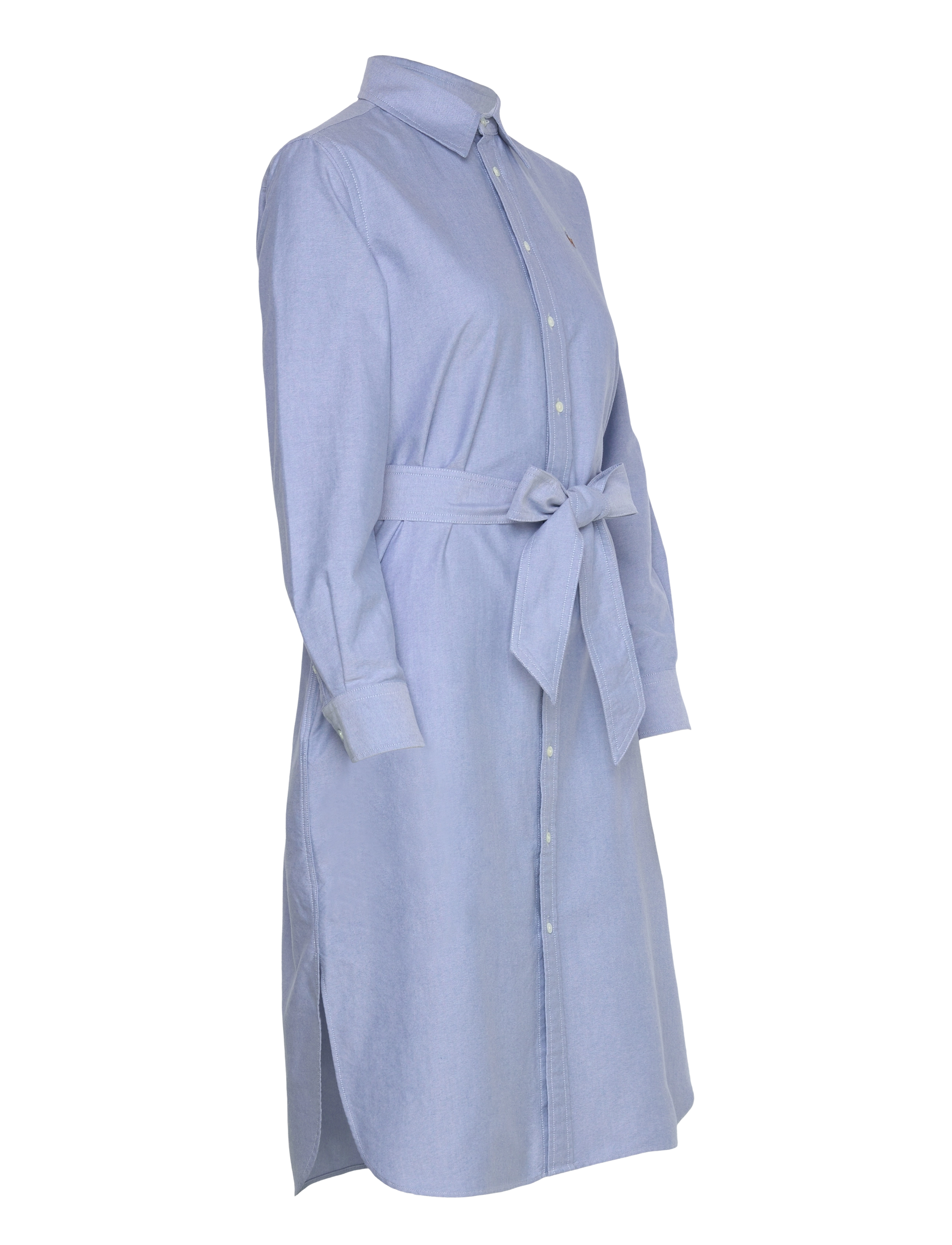 Polo Ralph Lauren - Belted Cotton Oxford Shirtdress - confirmation - bsr blue - 4