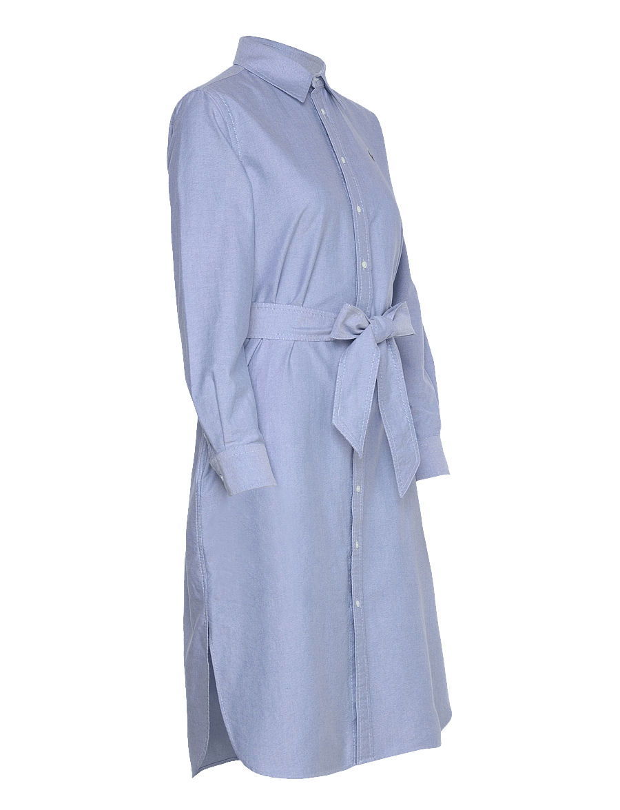 Polo Ralph Lauren - Belted Cotton Oxford Shirtdress - confirmation - bsr blue - 4