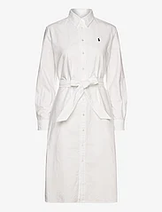 Polo Ralph Lauren - Belted Cotton Oxford Shirtdress - shirt dresses - bsr white - 0