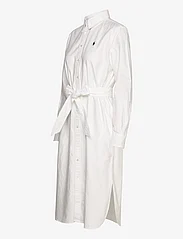 Polo Ralph Lauren - Belted Cotton Oxford Shirtdress - skjortklänningar - bsr white - 3