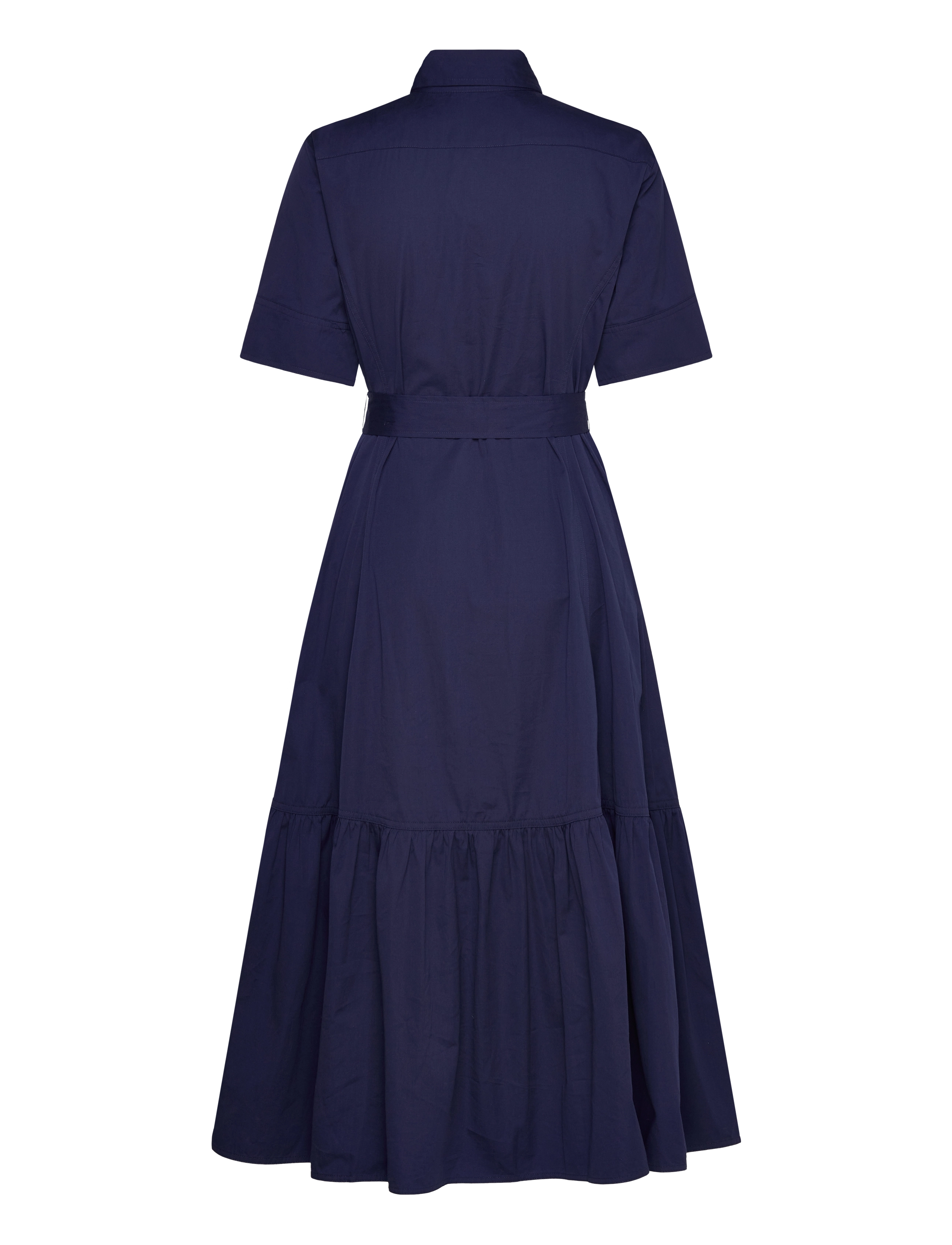 Polo Ralph Lauren - Tiered Cotton Shirtdress - midnight royal - 1