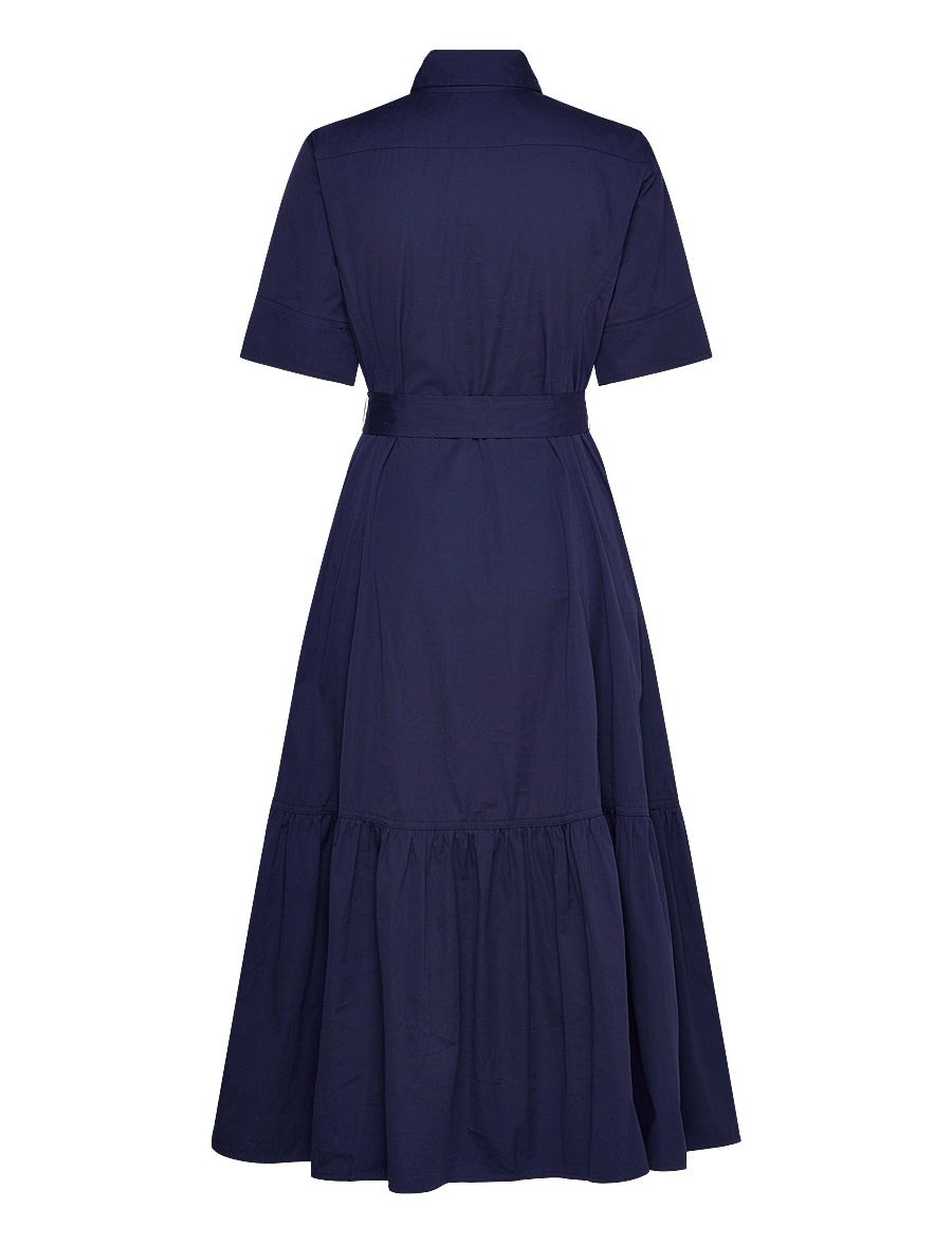 Polo Ralph Lauren - Tiered Cotton Shirtdress - midnight royal - 1