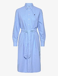 Belted Cotton Oxford Shirtdress, Polo Ralph Lauren
