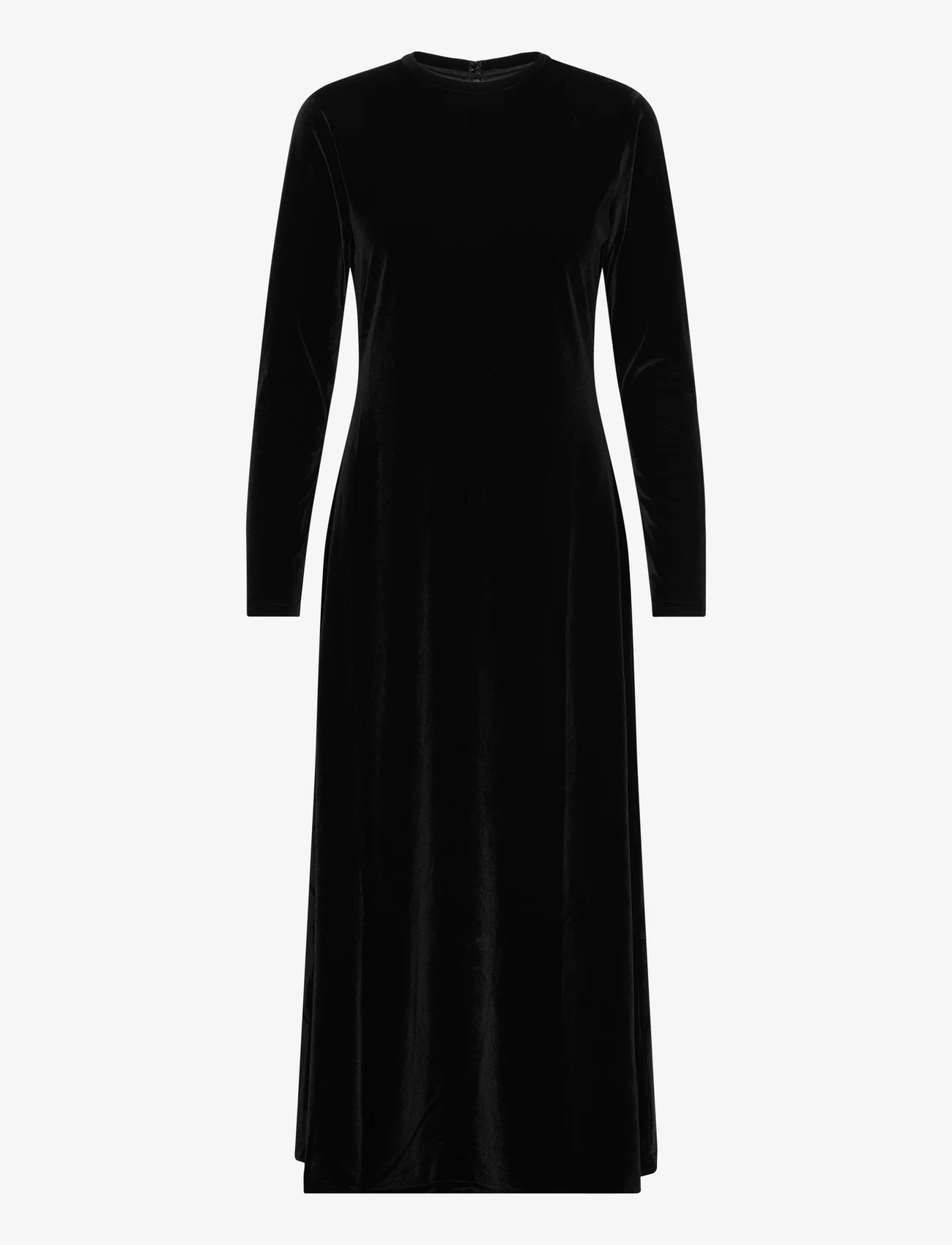 Polo Ralph Lauren - STRETCH VELVET-LSL-DAD - vidutinio ilgio suknelės - polo black - 0