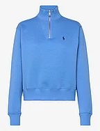 Fleece Half-Zip Pullover - RIVIERA BLUE