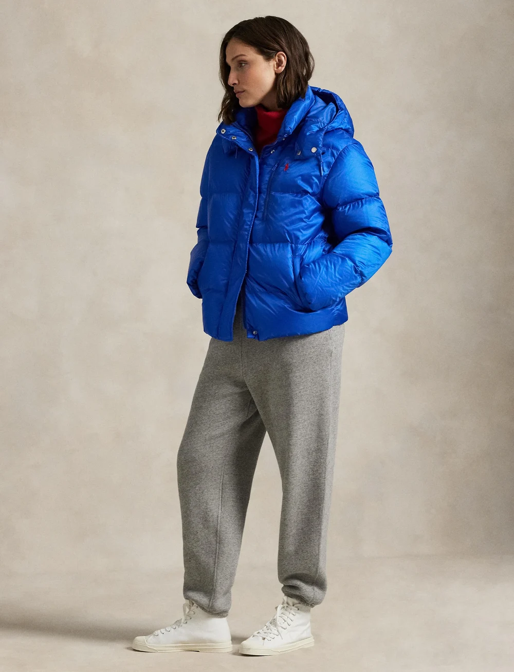 Polo Ralph Lauren - Water-Repellent Quilted Down Jacket - virsjakas ar dūnu pildījumu un polsterējumu - new iris blue - 0