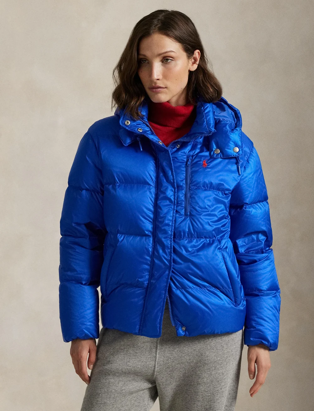 Polo Ralph Lauren - Water-Repellent Quilted Down Jacket - virsjakas ar dūnu pildījumu un polsterējumu - new iris blue - 3