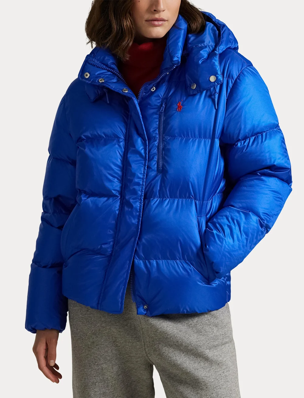 Polo Ralph Lauren - Water-Repellent Quilted Down Jacket - virsjakas ar dūnu pildījumu un polsterējumu - new iris blue - 5