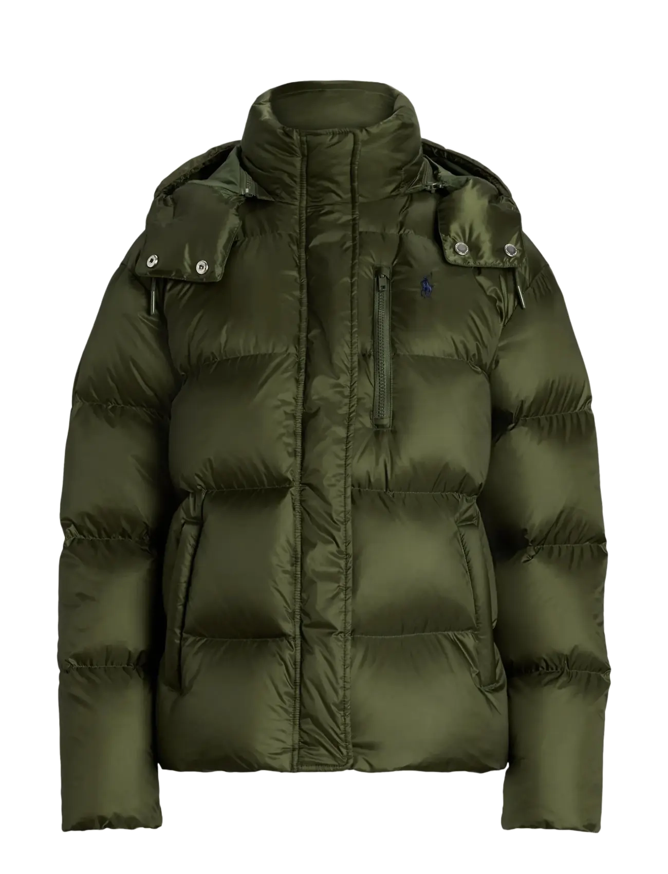 Polo Ralph Lauren Water-Repellent Quilted Down Jacket - Kleidung - NEW OLIVE / green