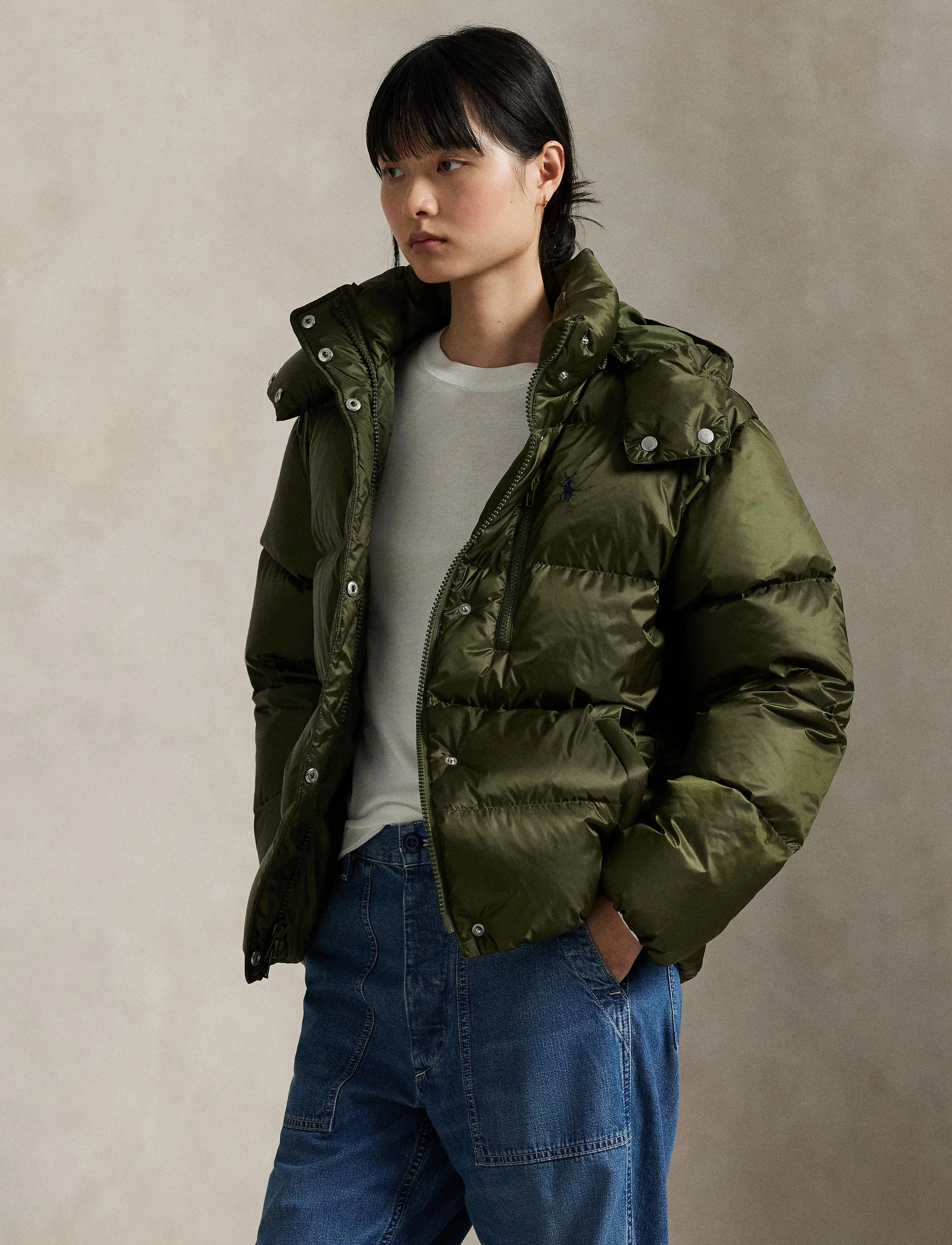Polo Ralph Lauren - NYLON TAFFETA-INS-COA - vestes d'hiver - new olive - 3