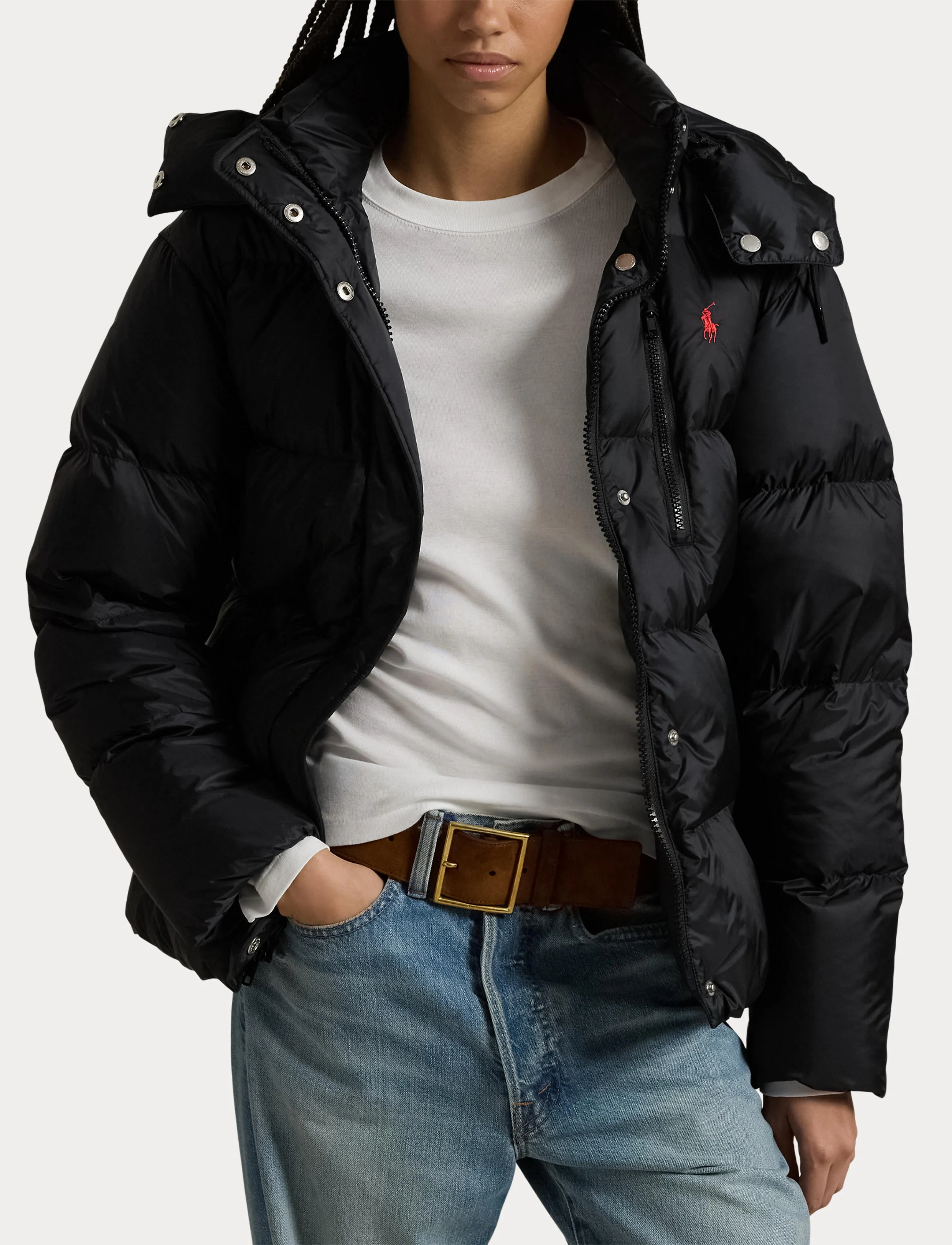 Polo Ralph Lauren - NYLON TAFFETA-INS-COA - forede jakker - polo black - 5