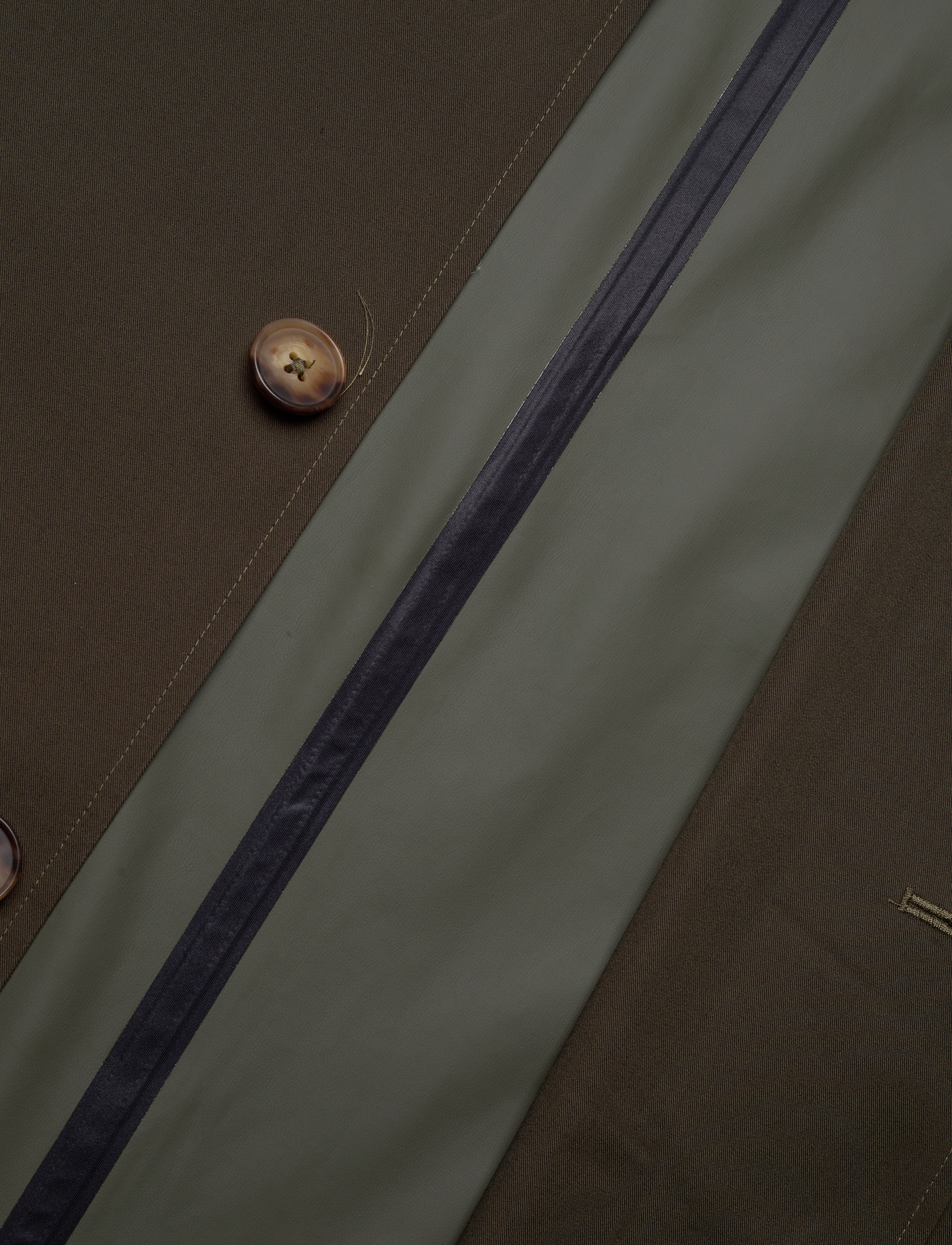Polo Ralph Lauren - Water-Resistant Twill Long Car Coat - olive - 4
